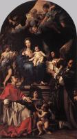 Maratta, Carlo - Madonna and Child Enthroned with Angels and Saints